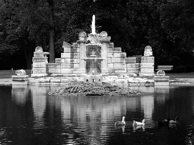 09486 Fountain and ducks 